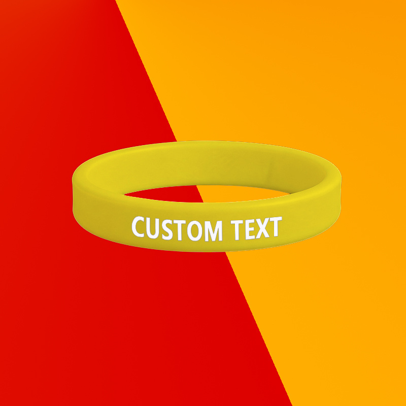200pc Custom Silicone Wristbands, Thirteen Colors